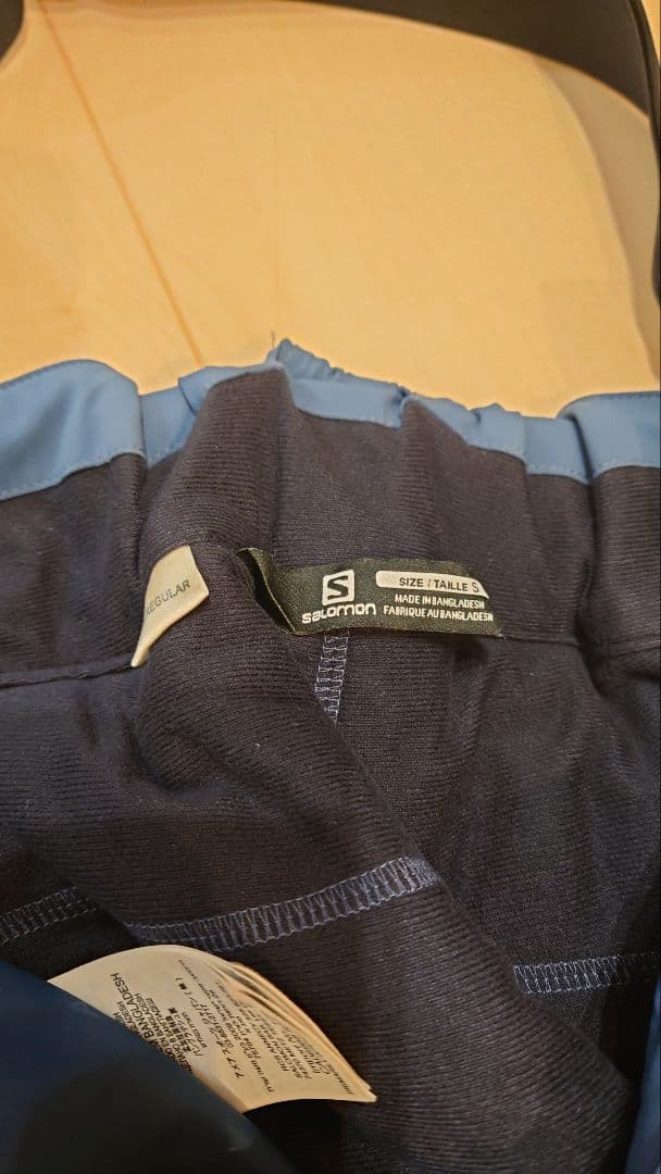 SALOMON　サロモン　スキーウェア　パンツ(サスペンダー付き)ブルーSサイズ