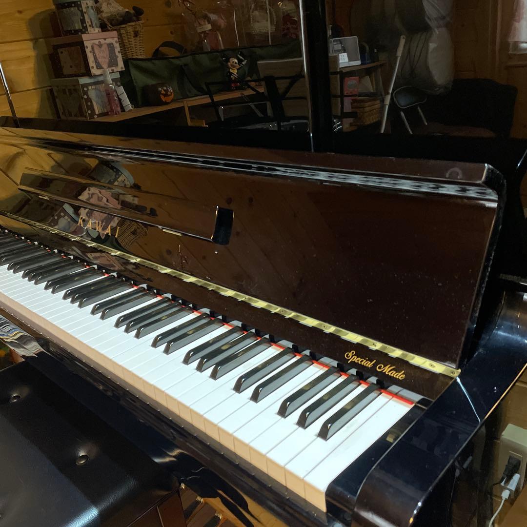 KAWAI ピアノ DS-6Eは猫足の特約店モデル 猫ちゃん椅子付　良品、美品