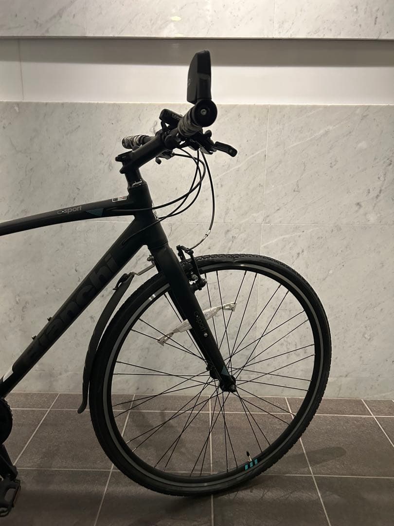 ビアンキ　esports c1 マットブラック ロードバイク 3❎8 24段ギア