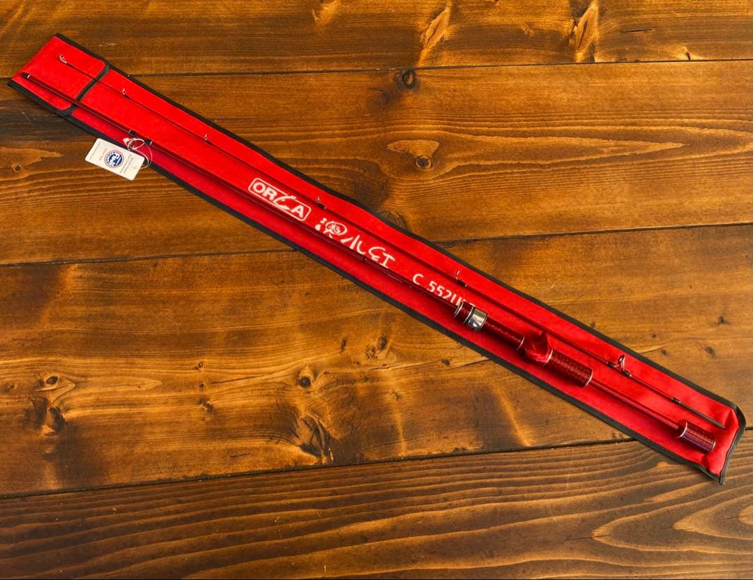 超軽量　カーボンロッド　アジングロッド　C552ULF 165cm ベイトロッド