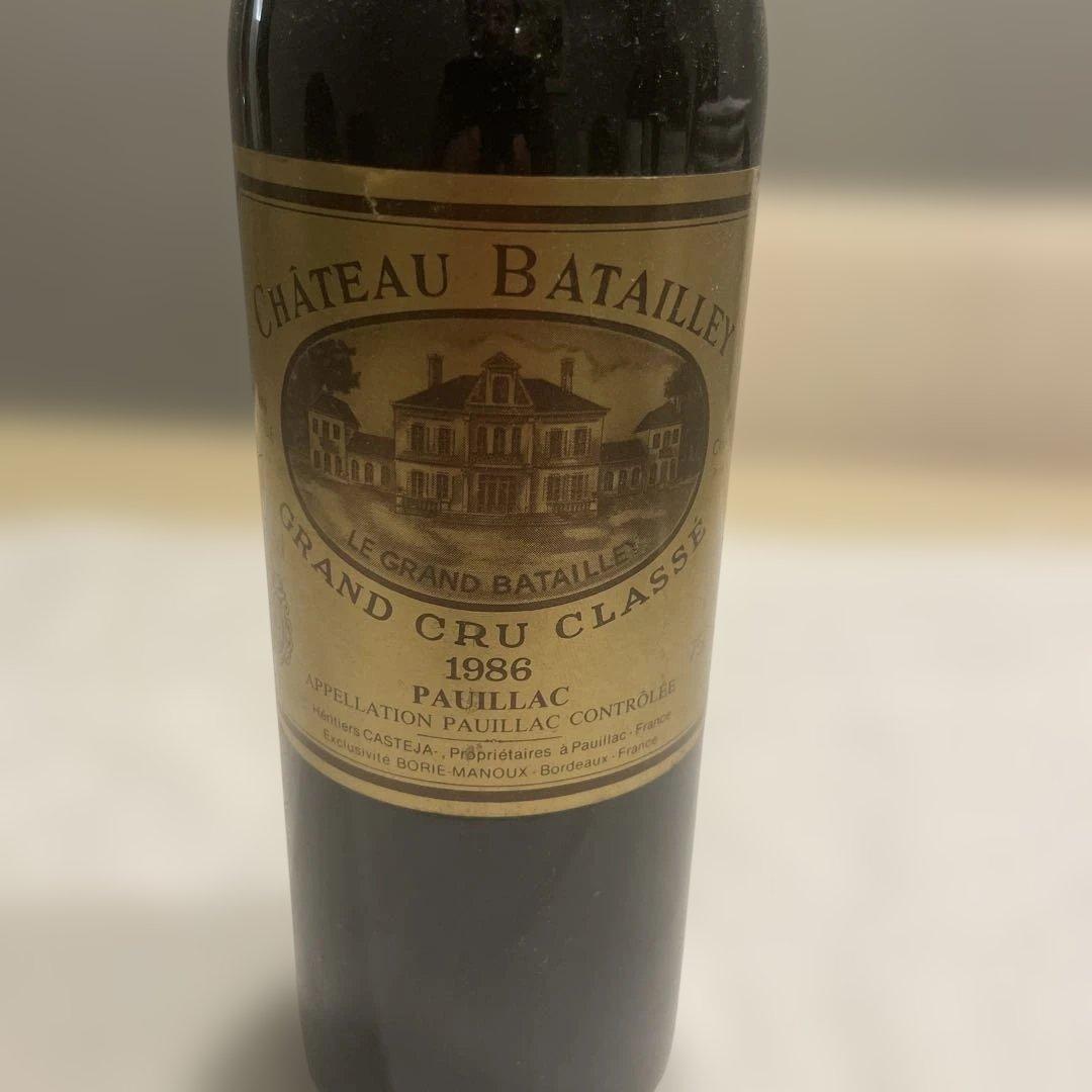 ワイン CHATEAU BATAILLEY 1986 PAUILLAC