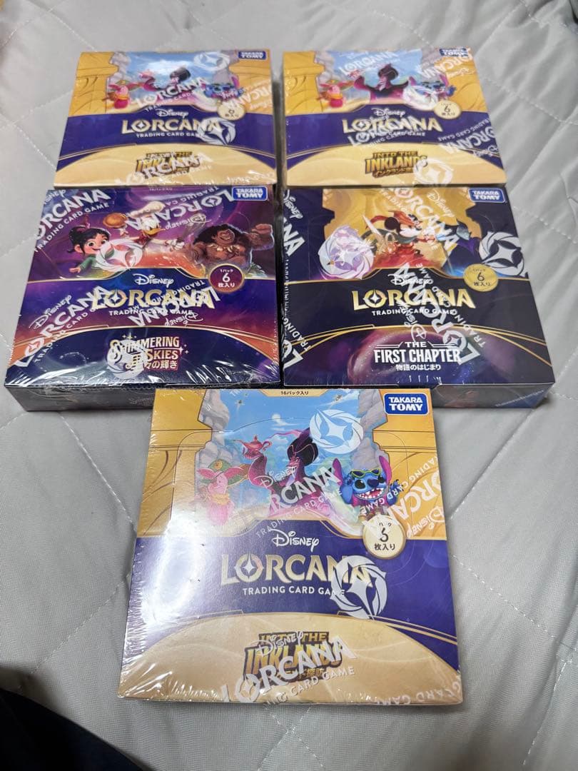 Disney Loracana トレーディングカード 5ボックス