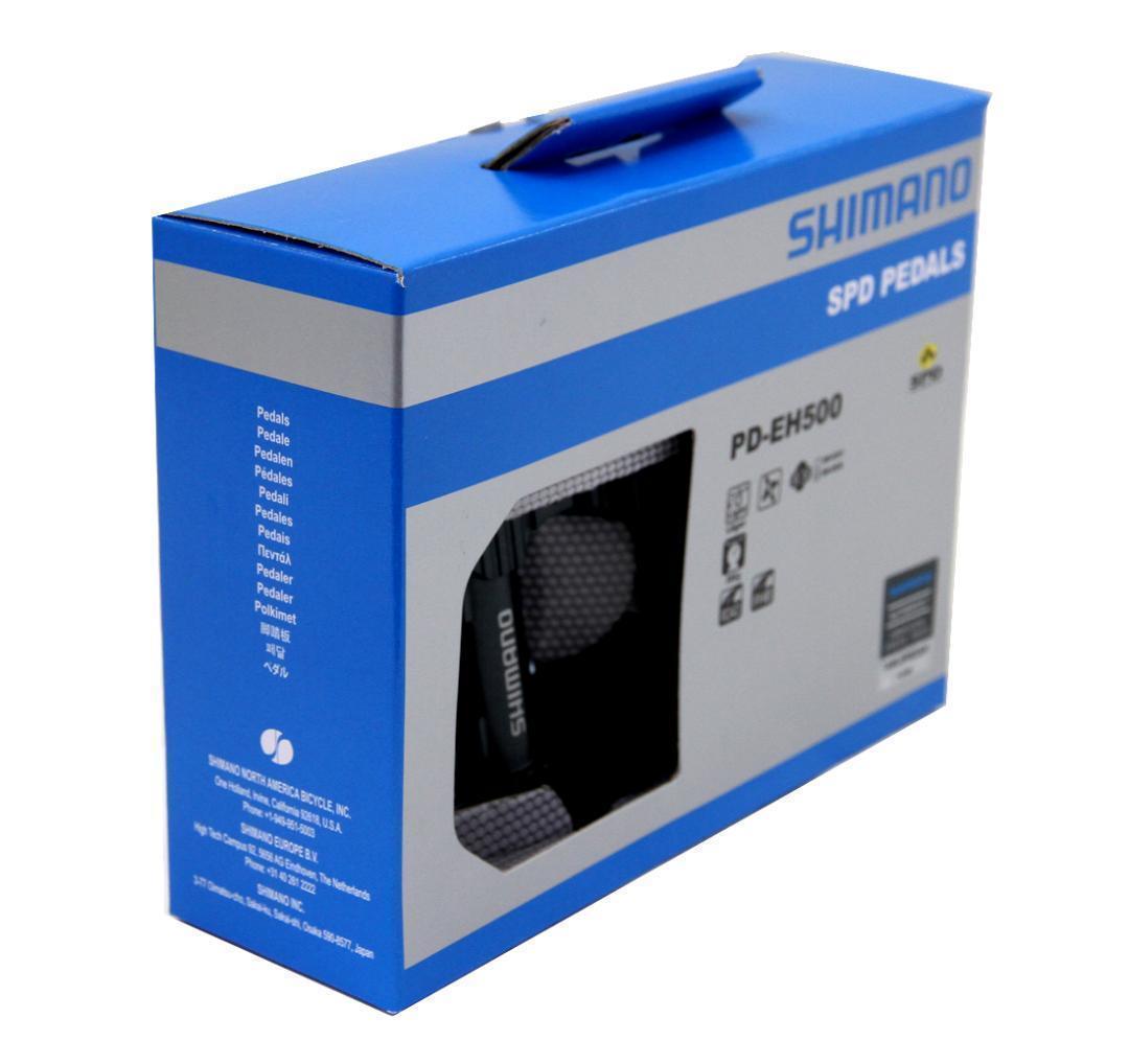 シマノ SPDペダル（ブラック）PD-EH500 片面SPD片面フラット【新品】