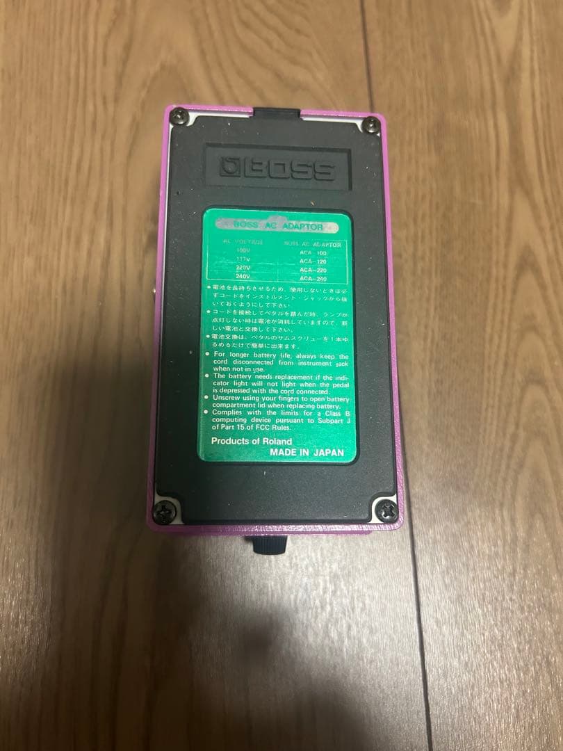 動作品　BOSS BF-2 Flanger エフェクター　　日本製　箱付き