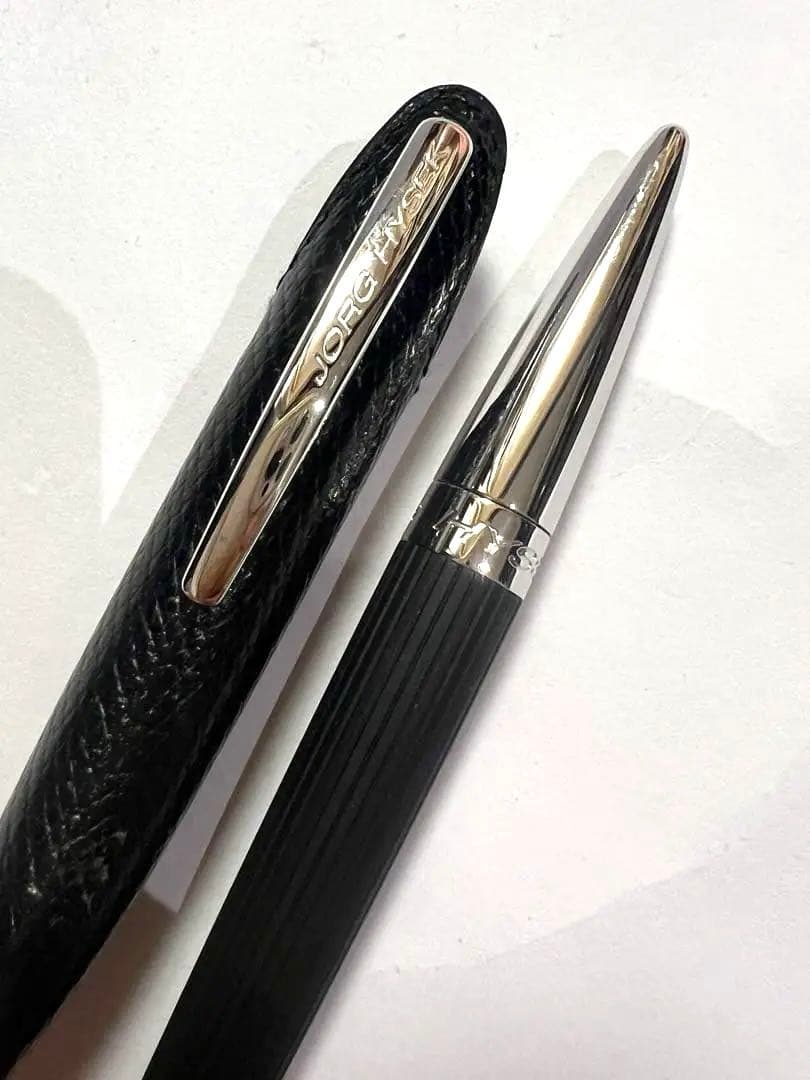 【送料無料】JORG HYSEK ヨルグ・イゼック ボールペン 革ケース付き