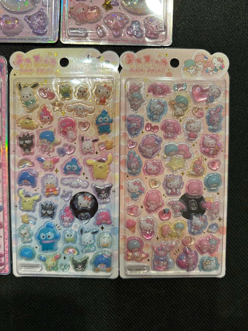 【正規品】うるちゅるポップシール　サンリオ