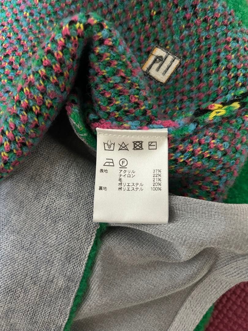 ニコ☆ラウドマウス☆グリーン チェック柄 セーター・スカート