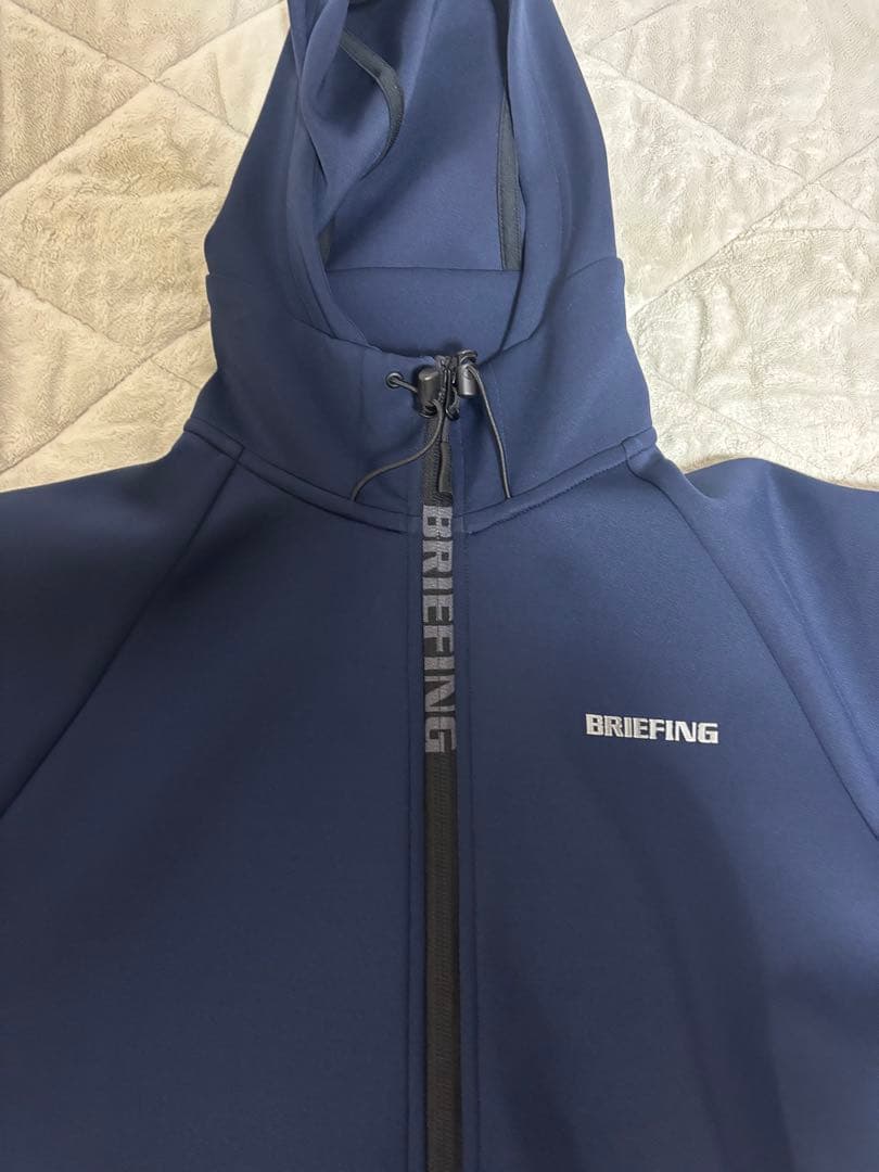 BRIEFING ネイビー フルジップジャケット