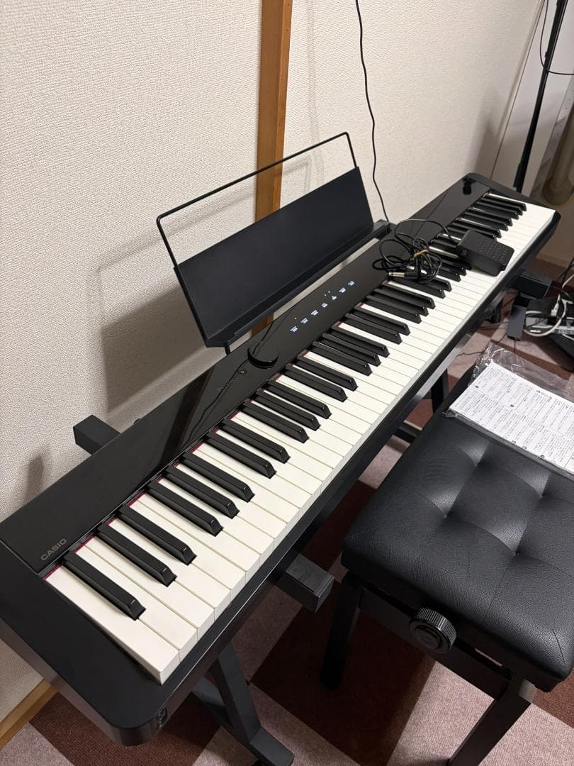【引取のみ】CASIO PX-S1000 電子ピアノ 88鍵盤 椅子、スタンド付