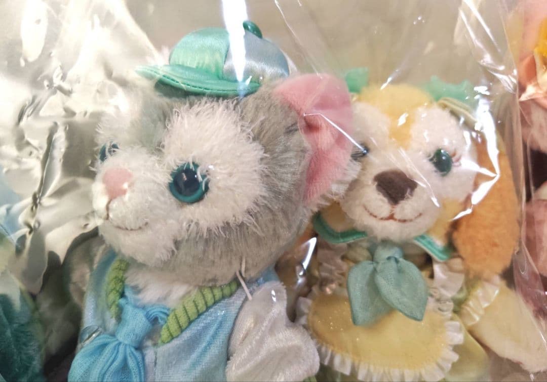 ダッフィー&フレンズ 20周年 カラフルハピネス ポージープラッシー 7点品