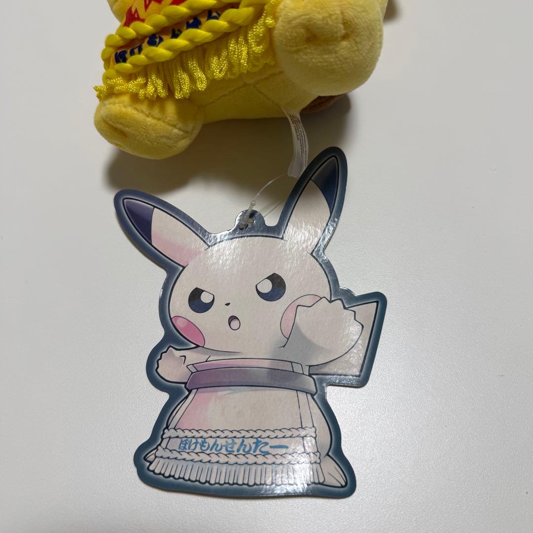ピカチュウぬいぐるみ　力士