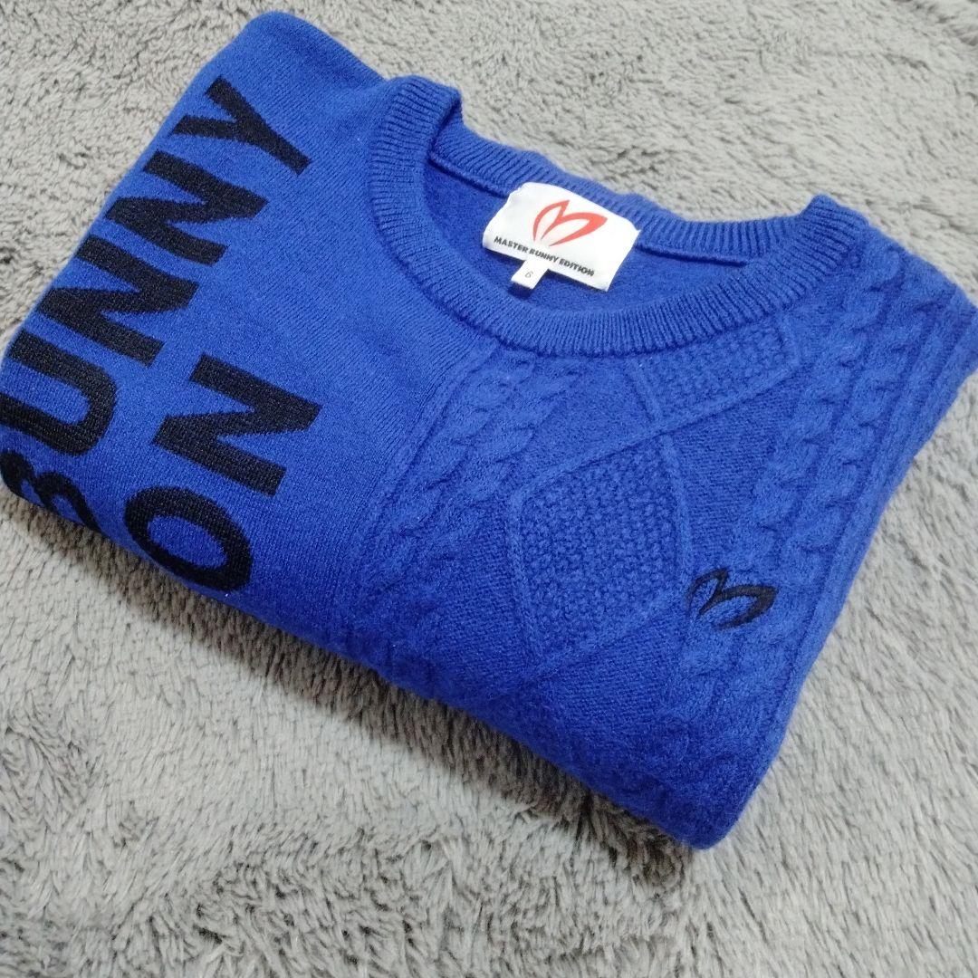 マスターバニー☆クルー*ニット☆LL メンズ　ゴルフ/スポーツ