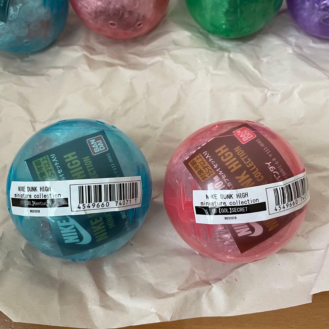 プレミアムバンダイNike Dunk High ミニチュアコレクション