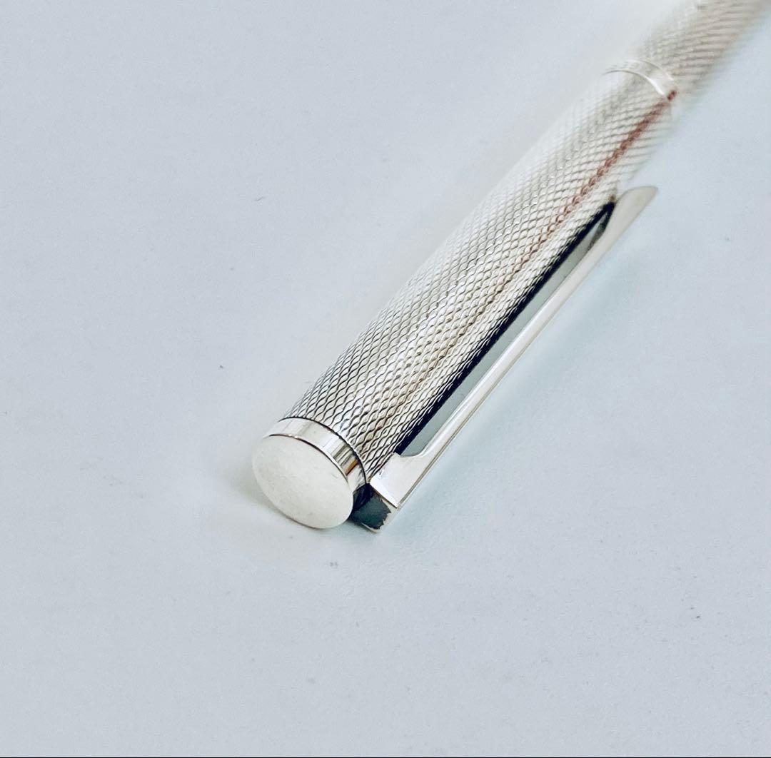 定価26,000円◆ダンヒル銀張りボールペンdunhillモンブラン製1980s