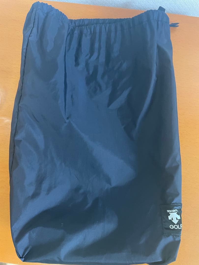 DESCENTE レインスーツ ブラック 上下セット