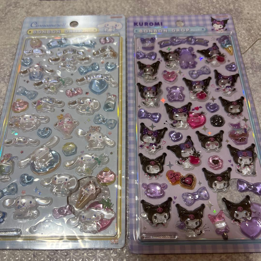正規品　ボンボンドロップシール　サンリオ　8種類　第2弾　コンプリート