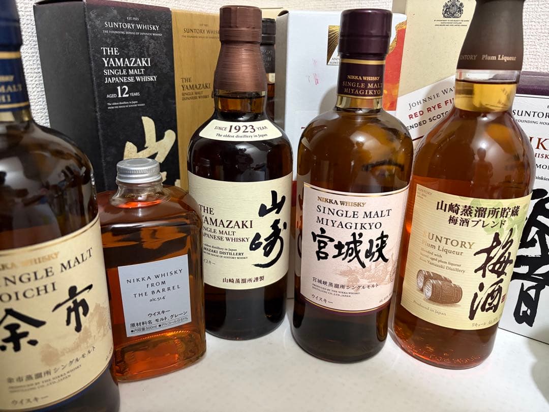 ウイスキー新品未使用7本セット　サントリー山崎