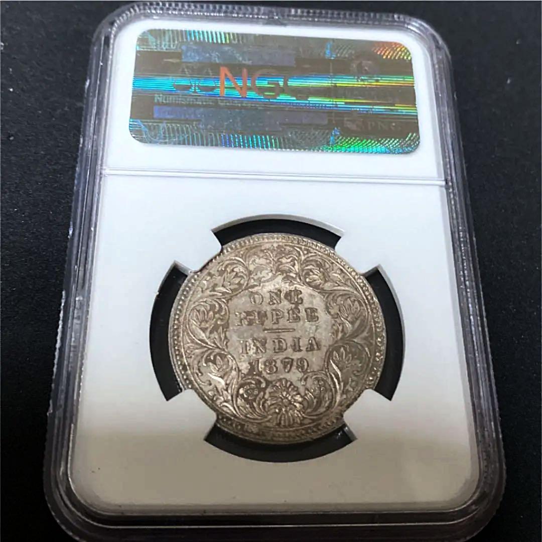 美品ngc社UNC/准未使用 イギリス銀貨ホンコン銀貨