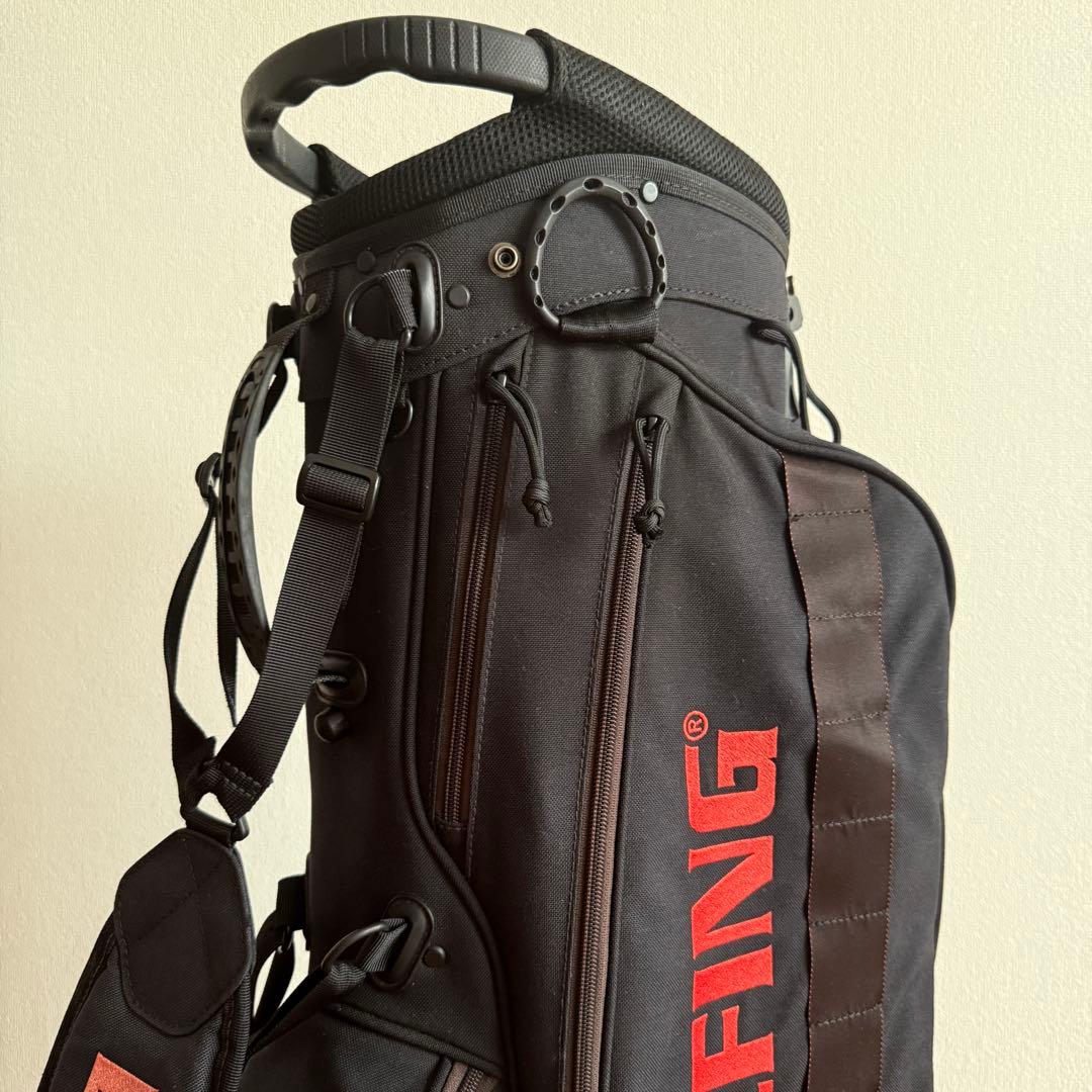 ブリーフィング キャディバッグ スタンド式　黒　ブラック 軽量　CR-4 ゴルフ