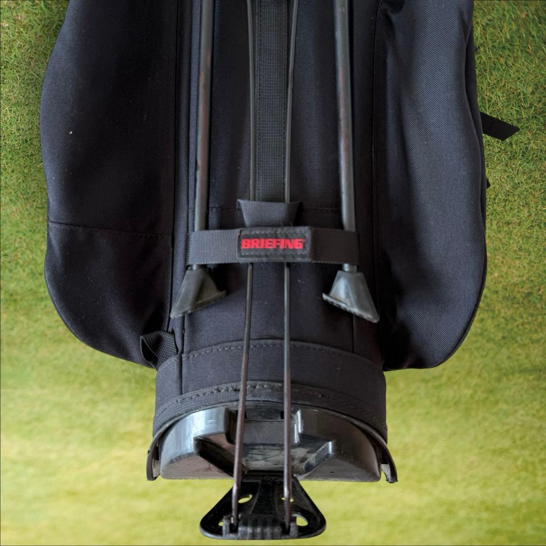 ブリーフィング キャディバッグ スタンド式　黒　ブラック 軽量　CR-4 ゴルフ