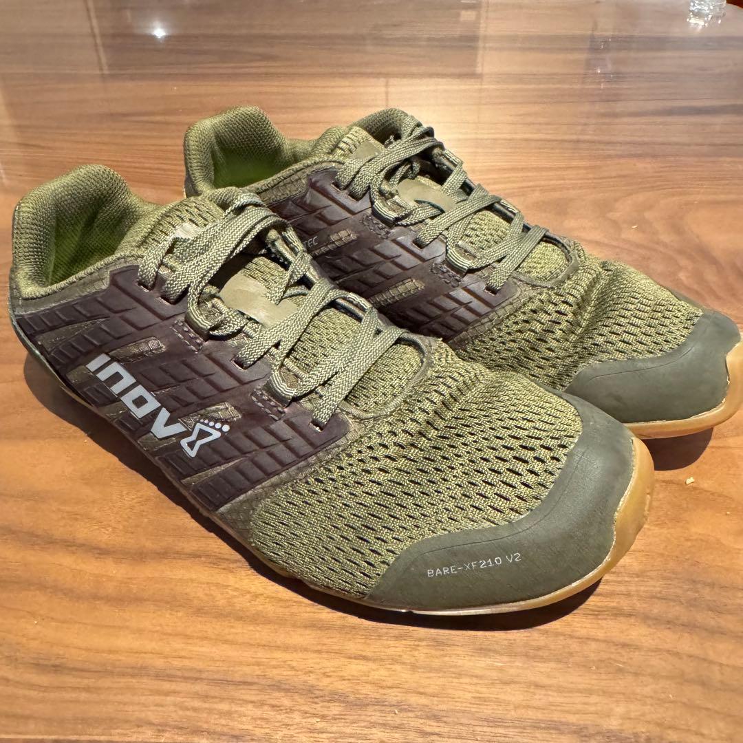 イノヴェイト inov-8 BARE-XF210 V2 カーキ　25.5cm