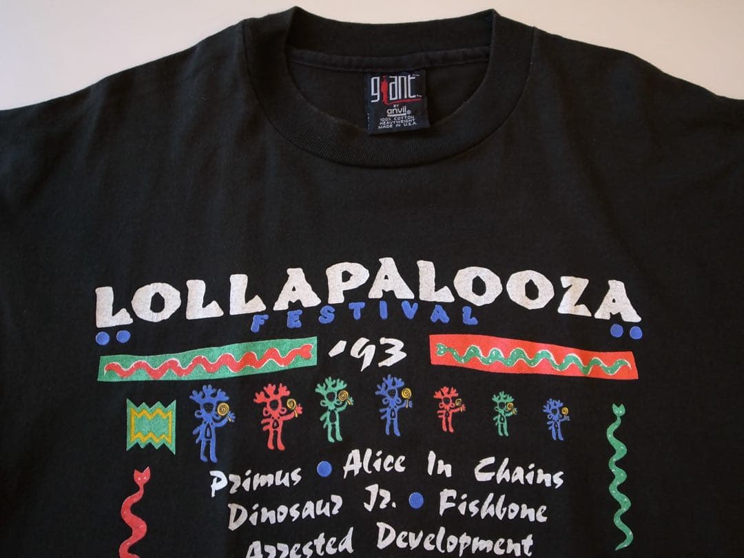 XL 93年 Lollapalooza Tシャツ ロラパルーザ