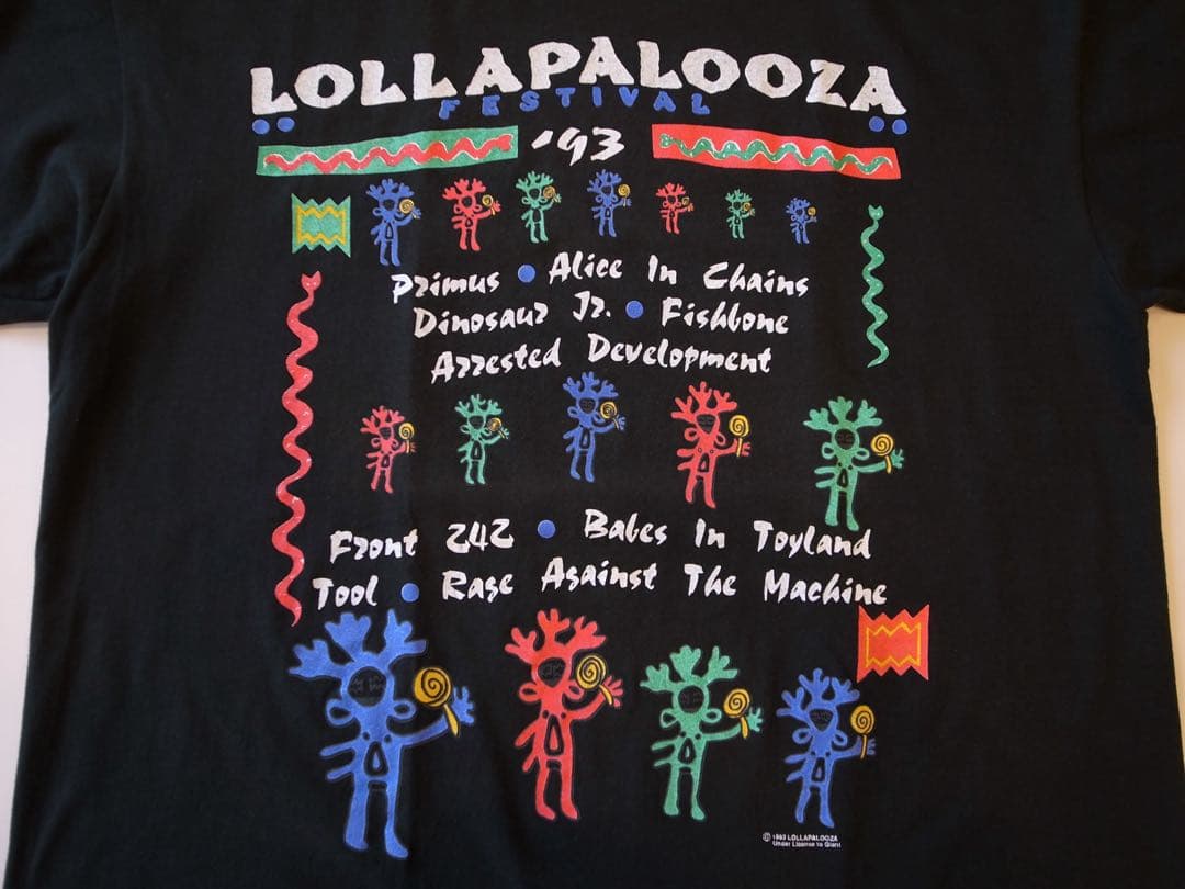 XL 93年 Lollapalooza Tシャツ ロラパルーザ