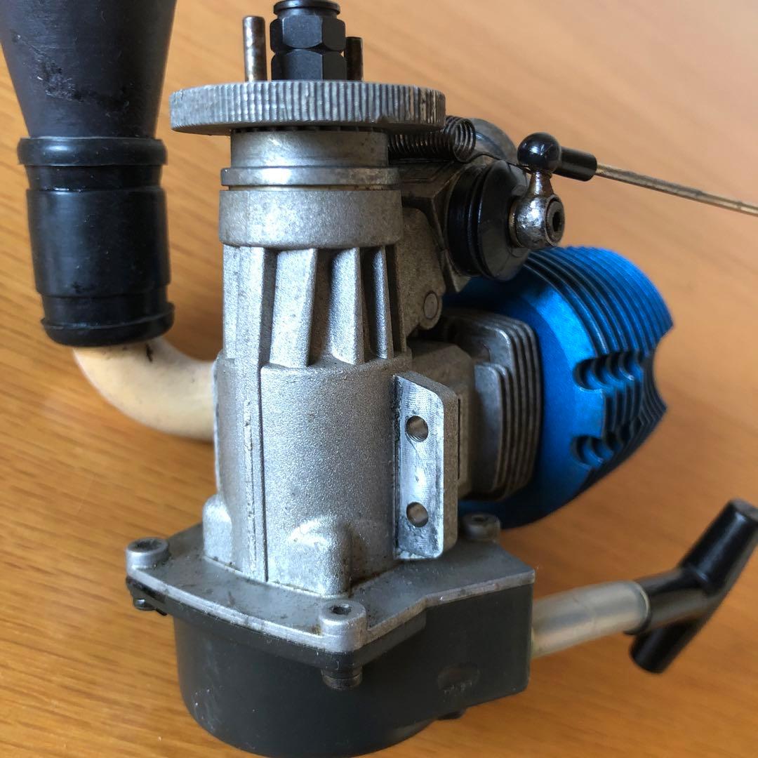 菜*花様 OS MAX 18CV-Rエンジン 青 ジャンク