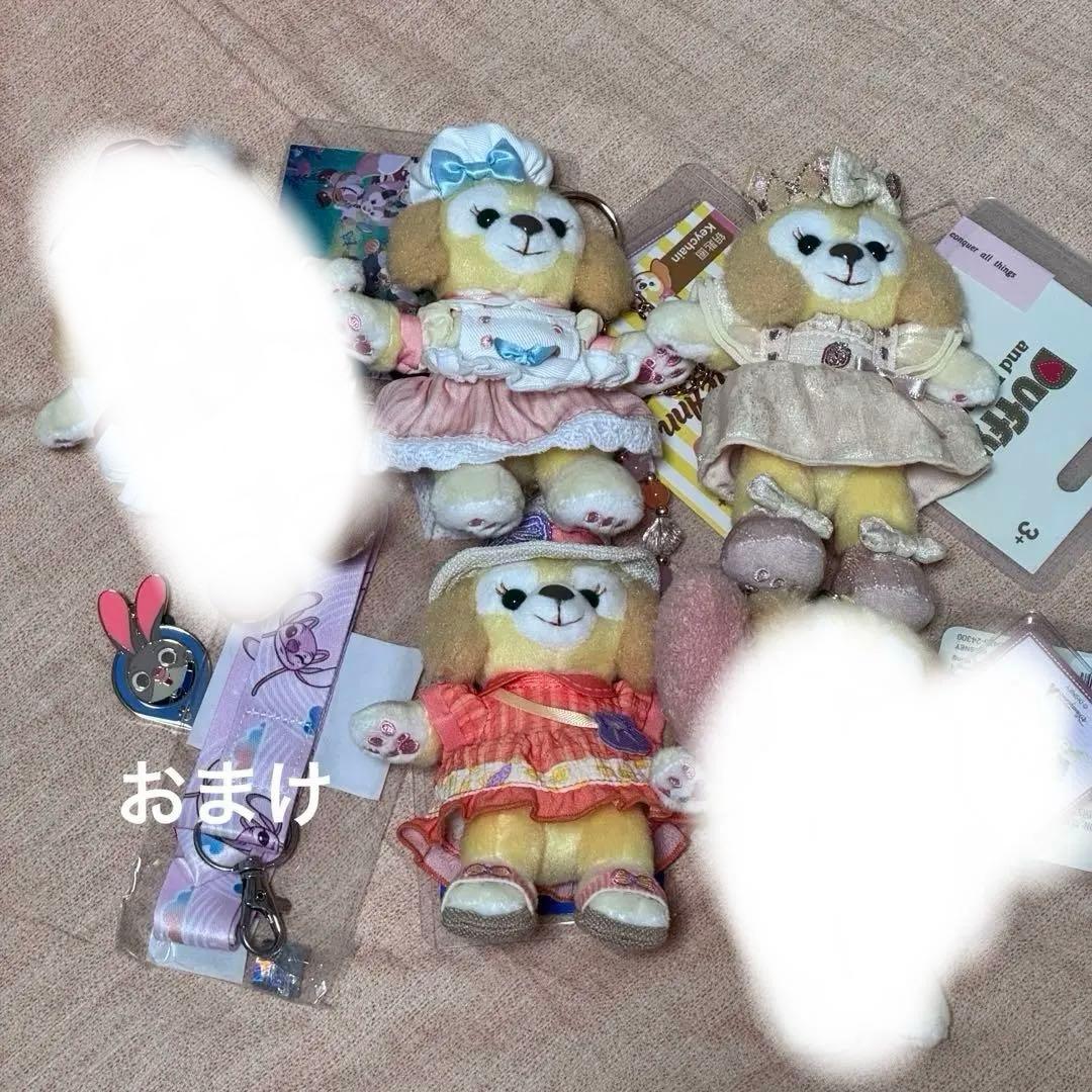 【お顔厳選】クッキー　アン　ぬいぐるみキーホルダー　3点セット