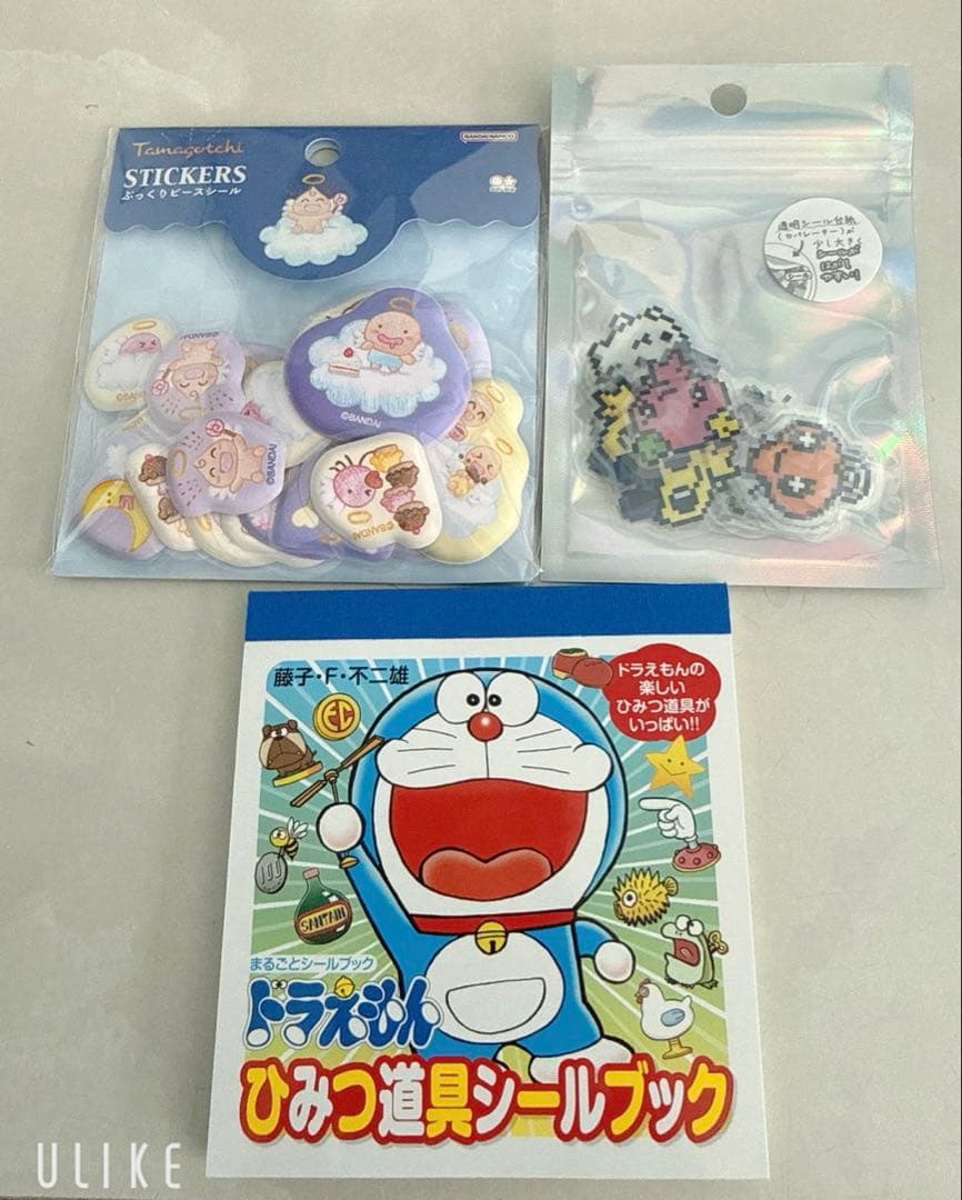 キャラクターシールセット　サンリオ　ドラえもん　たまごっち　らぶぶ　ポケモン