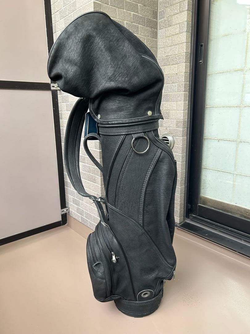【希少】40年前海外購入 象革製ゴルフバッグ ※ヴィンテージ品