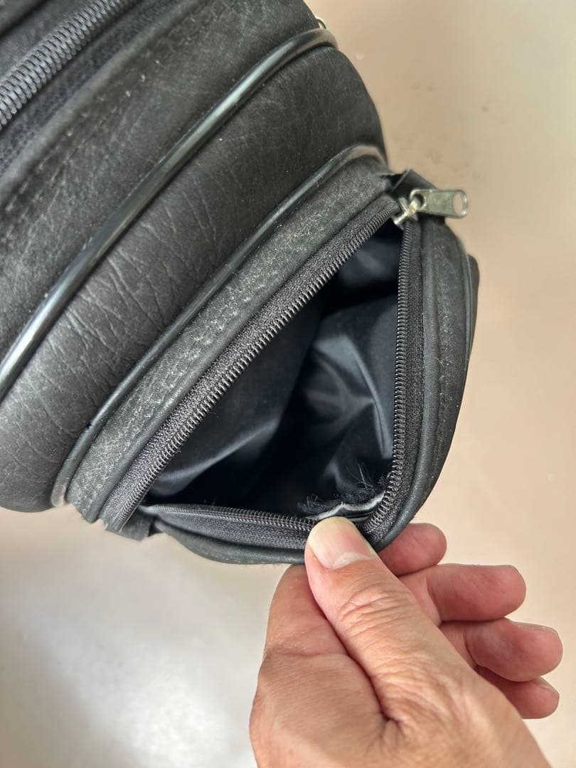 【希少】40年前海外購入 象革製ゴルフバッグ ※ヴィンテージ品