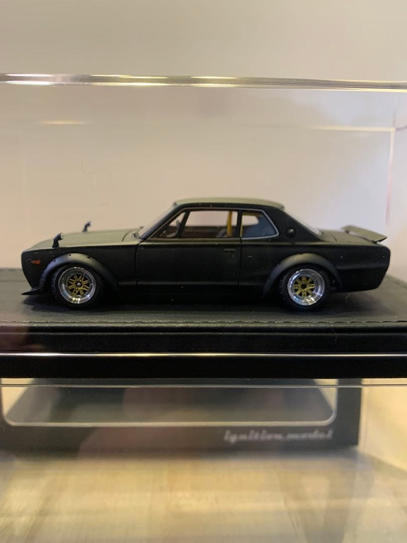 イグニッションモデル　1/43 LBWK ハコスカ マットブラック