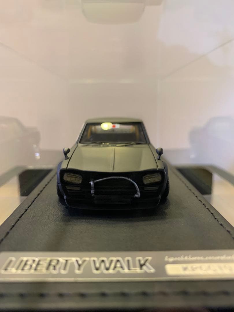 イグニッションモデル　1/43 LBWK ハコスカ マットブラック