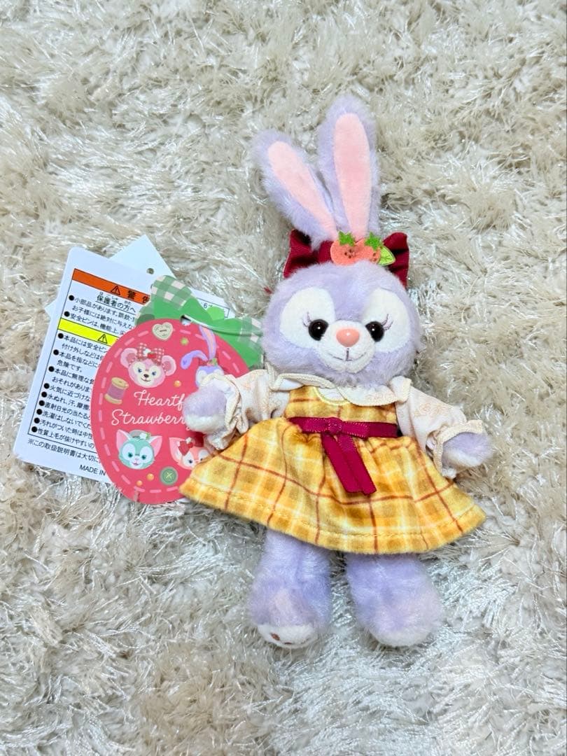 ステラ・ルー ぬいぐるみバッジハートフェルトストロベリーギフトいちご