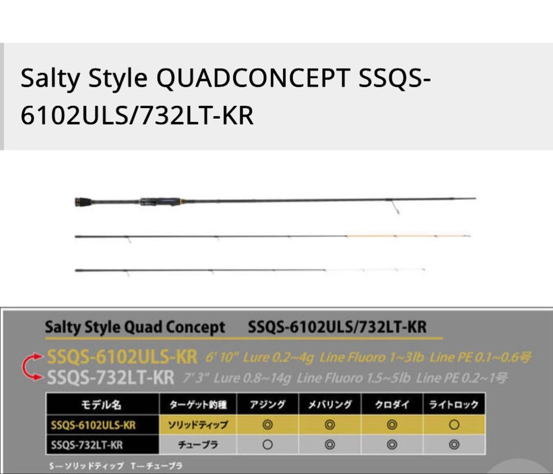 最終値下げSaltyStyleクアッドコンセプトSSQS-6102ULS/732