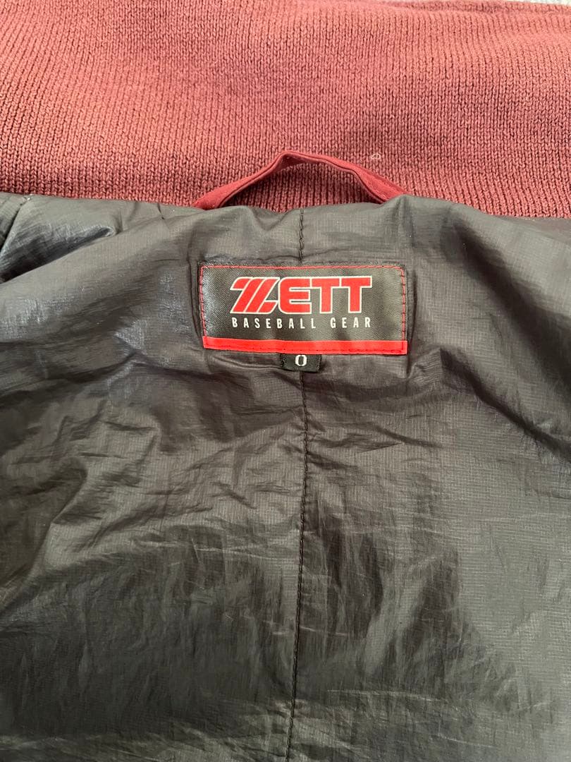 美品！ZETT 早稲田大学　野球部　ウォーマー　グランドコート　ジャンパー