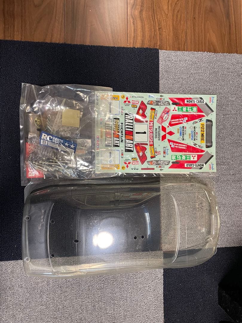 タミヤ 1/10電動RC 三菱ランエボ4 モンテカルロ仕様TL-01