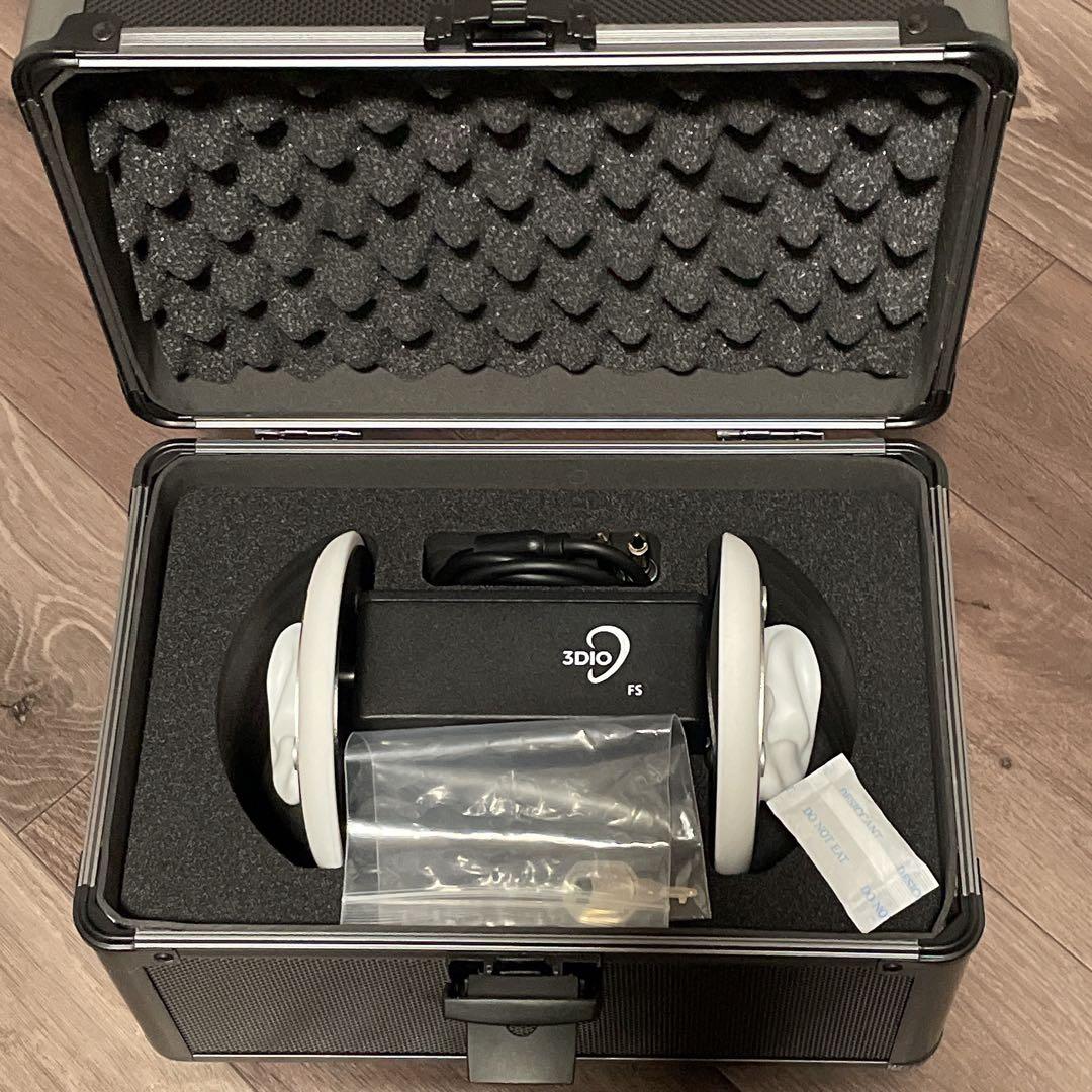 【3Dio】Free Space バイノーラル 録音マイク 白Dio 中古