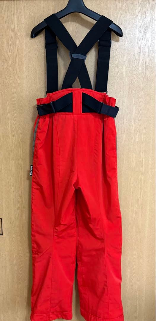 DESCENTE スキーウェア M ホワイト/レッド　手袋付