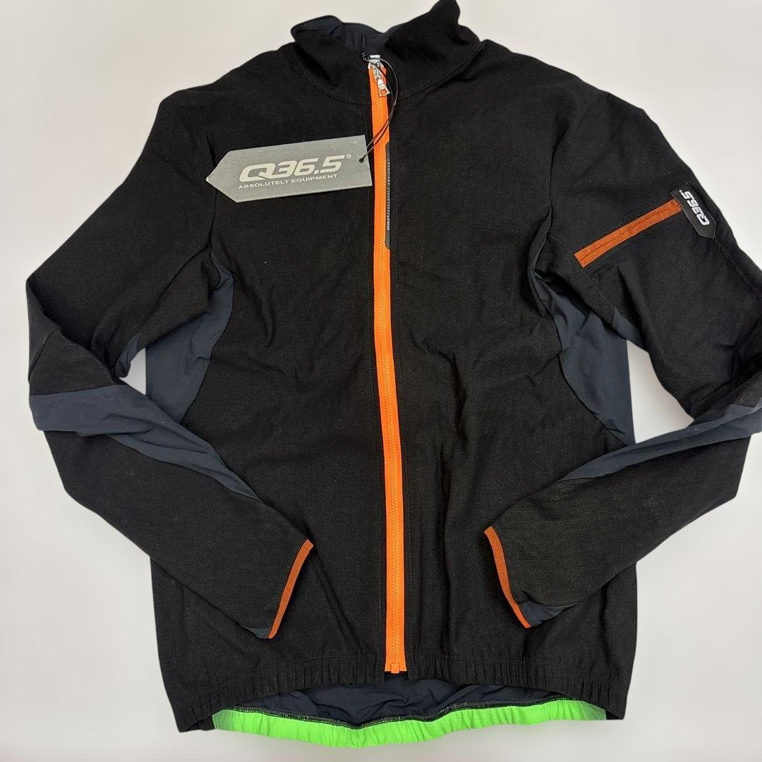 【新品】Q36.5 サイクルジャージ ブラック/オレンジ