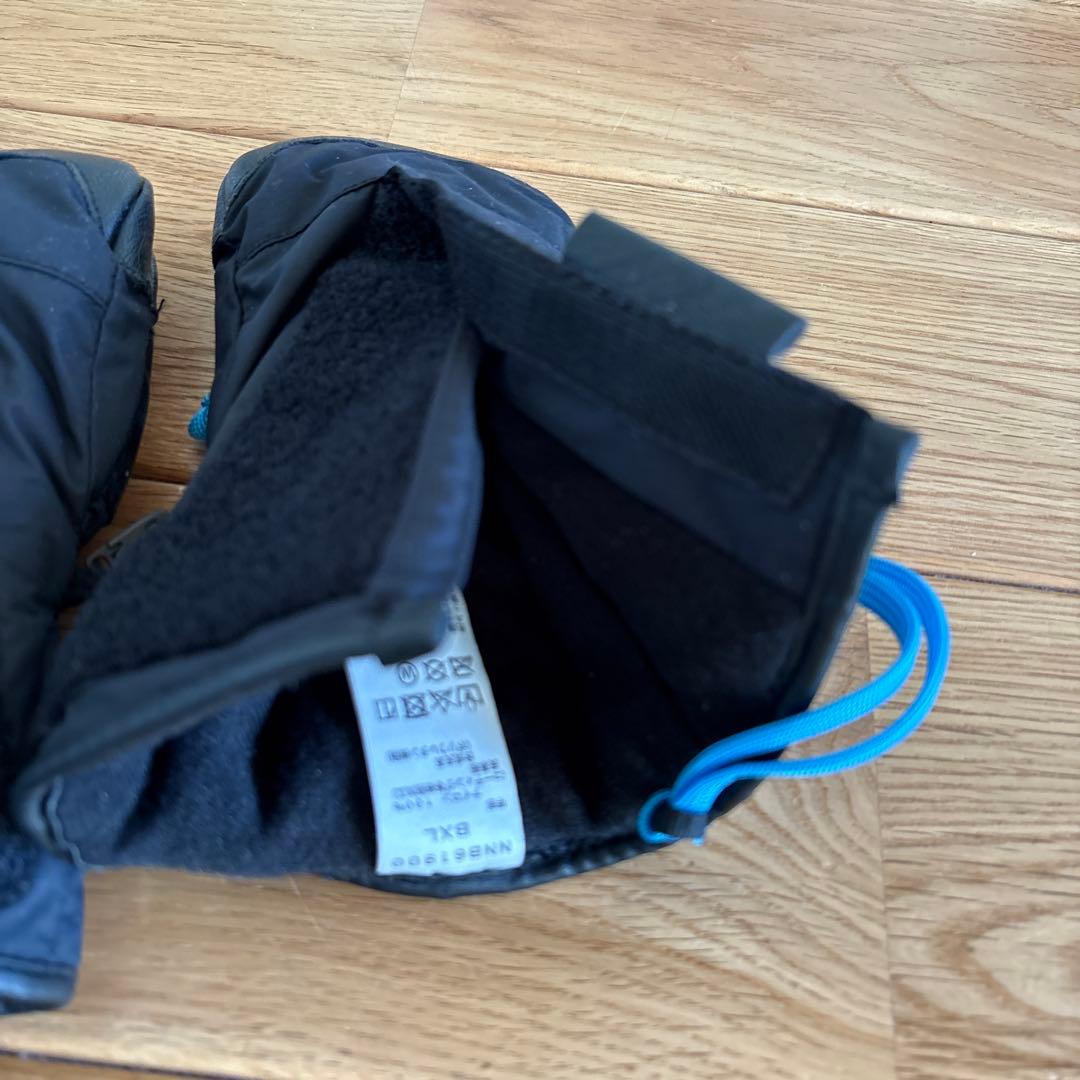 ザ ノースフェイス　キッズ　スノーウェア　つなぎ　スキーウェア　手袋