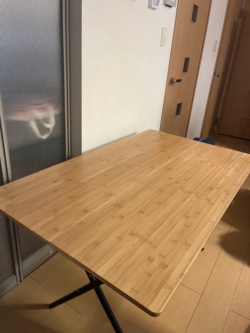 限定品　ワンアクションテーブルロング竹 ブラック　雪峰祭　スノーピーク