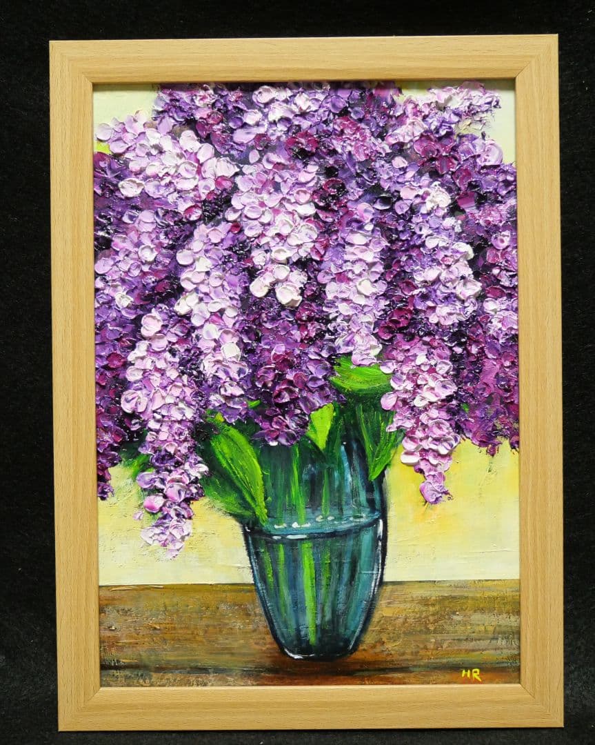油絵 絵画 【ライラック】