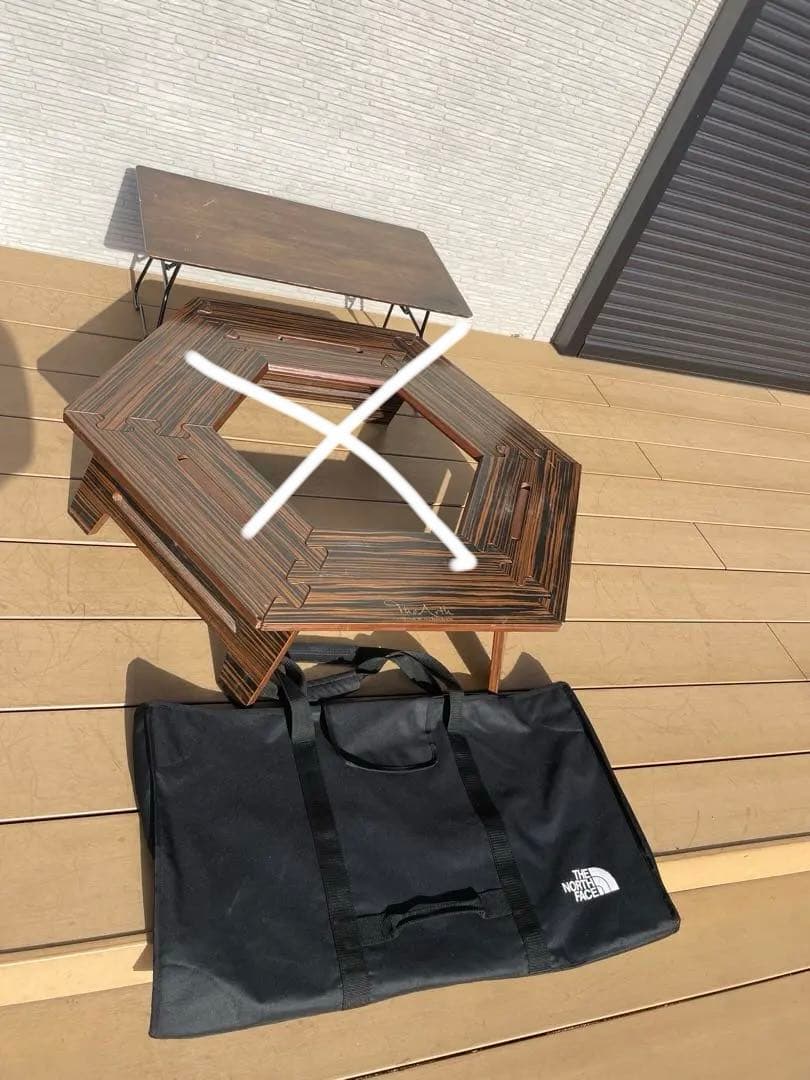 「TNFオールド加工」ノースフェイスTNFテーブル