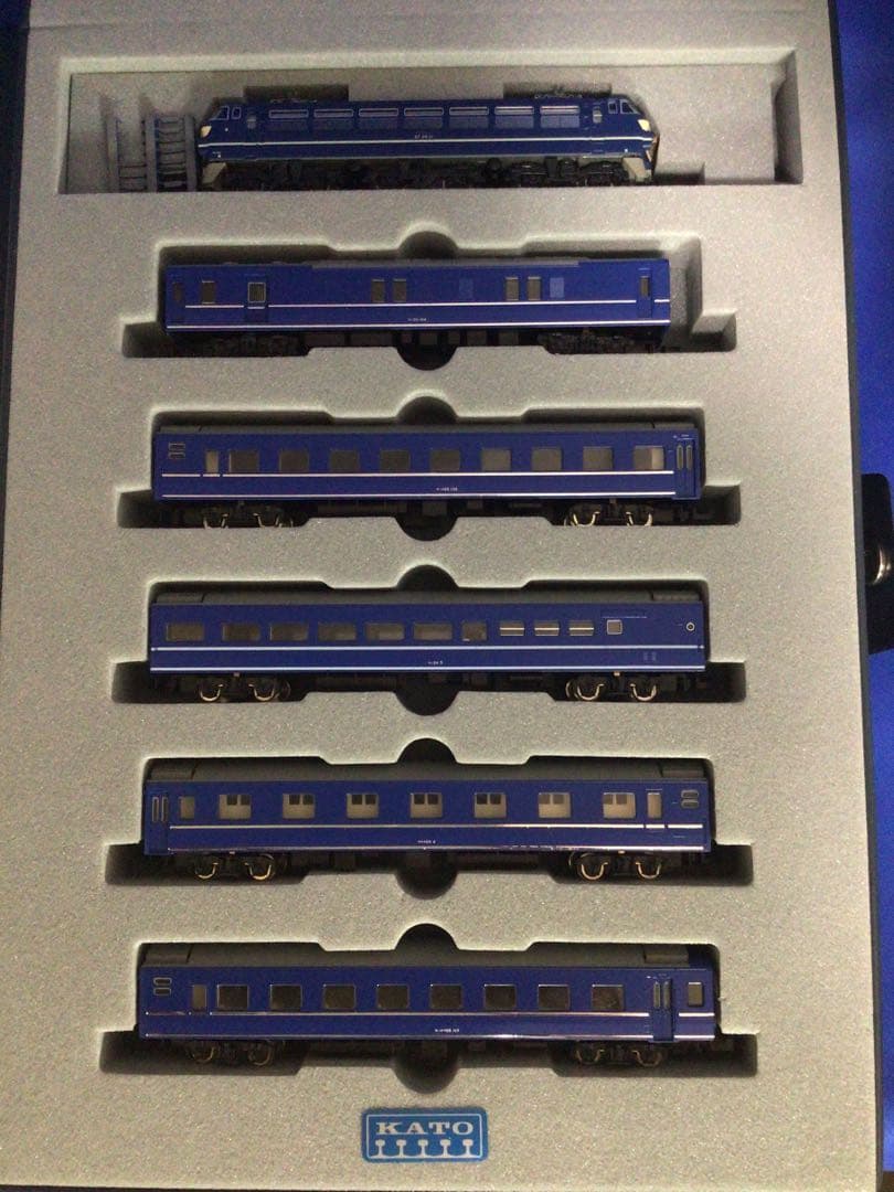 確認用 KATO 関水金属 Nゲージ EF66電気機関車と客車6両セット