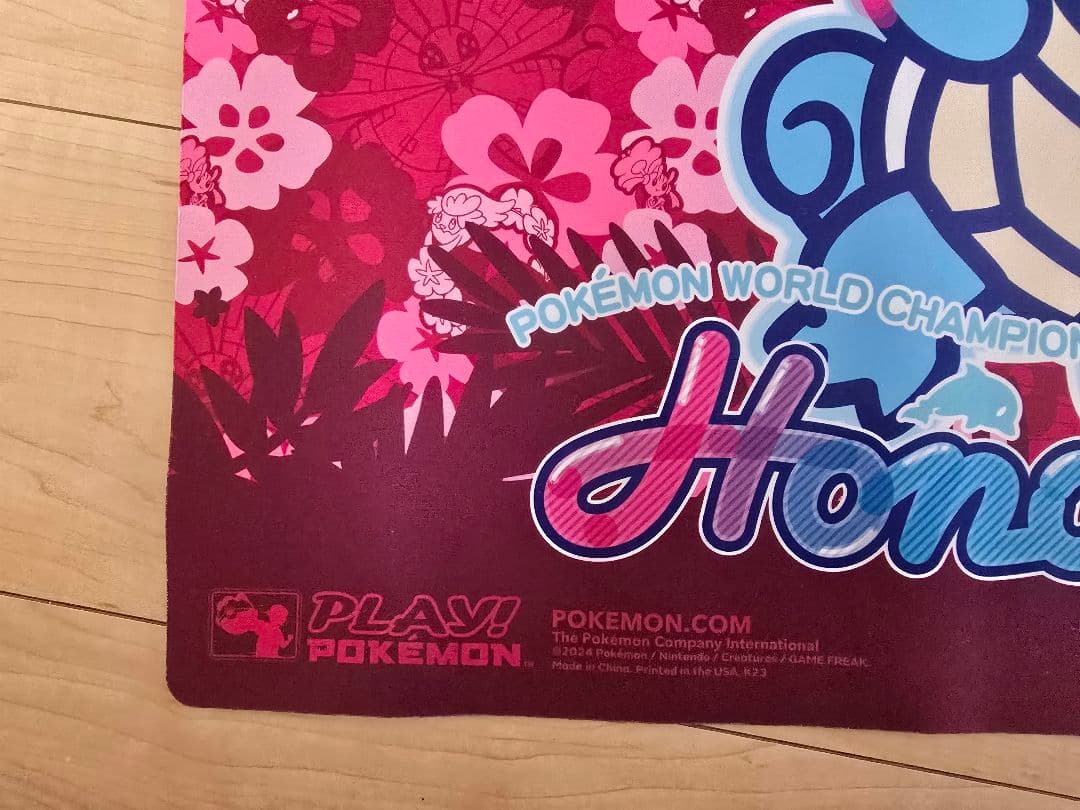 【スタッフ限定】WCS2024 ポケモン ホノルル プレイマット ダメカン