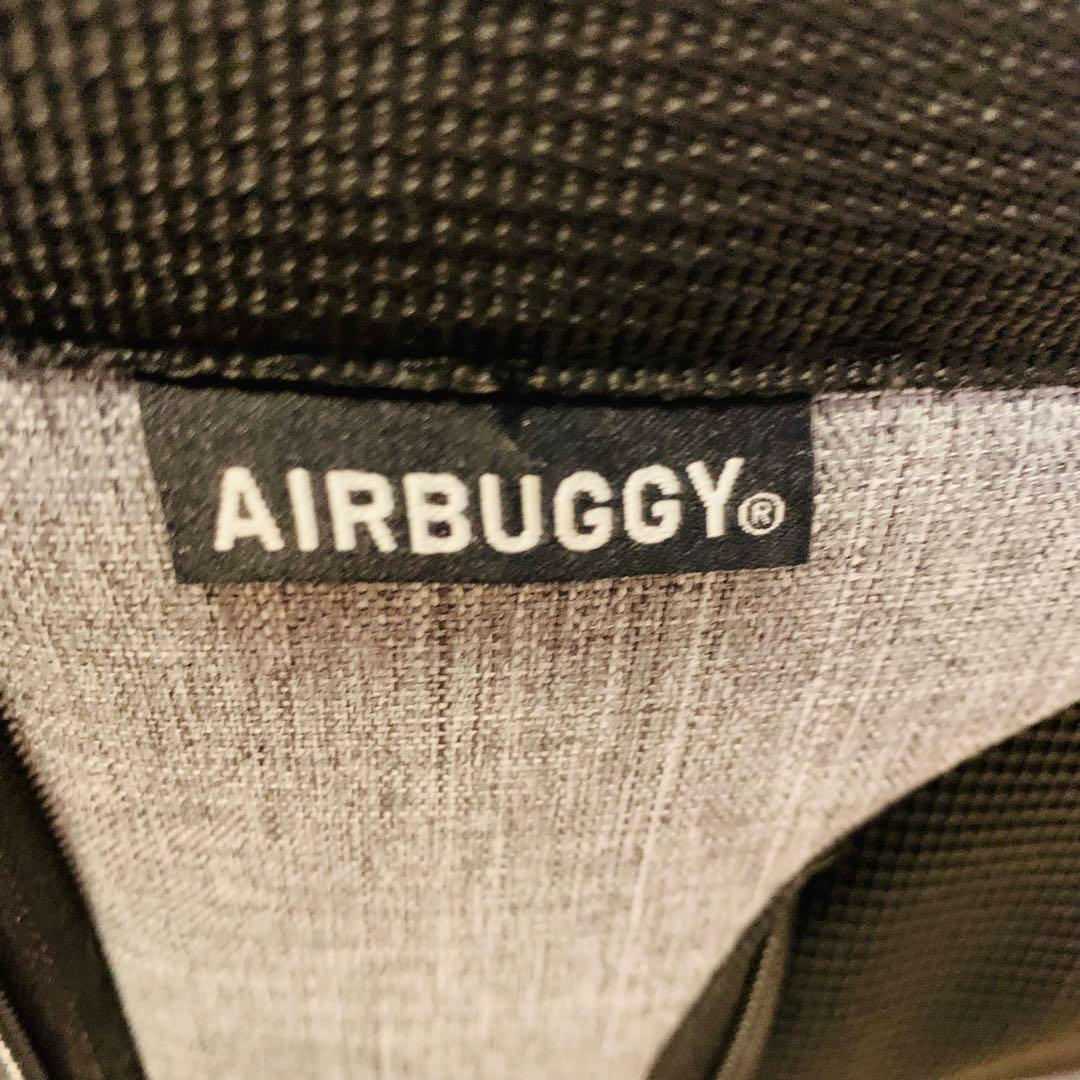 AIRBUGGY キャリーバッグ グレー　キャスター付き　かご　クレート　カート