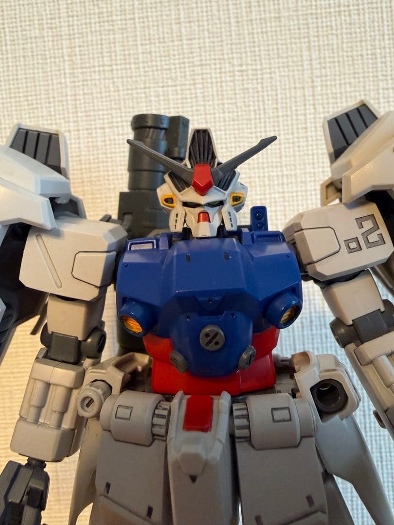 hg ガンプラ　GP 01 フルバーニアン　02 サイサリス　完成品