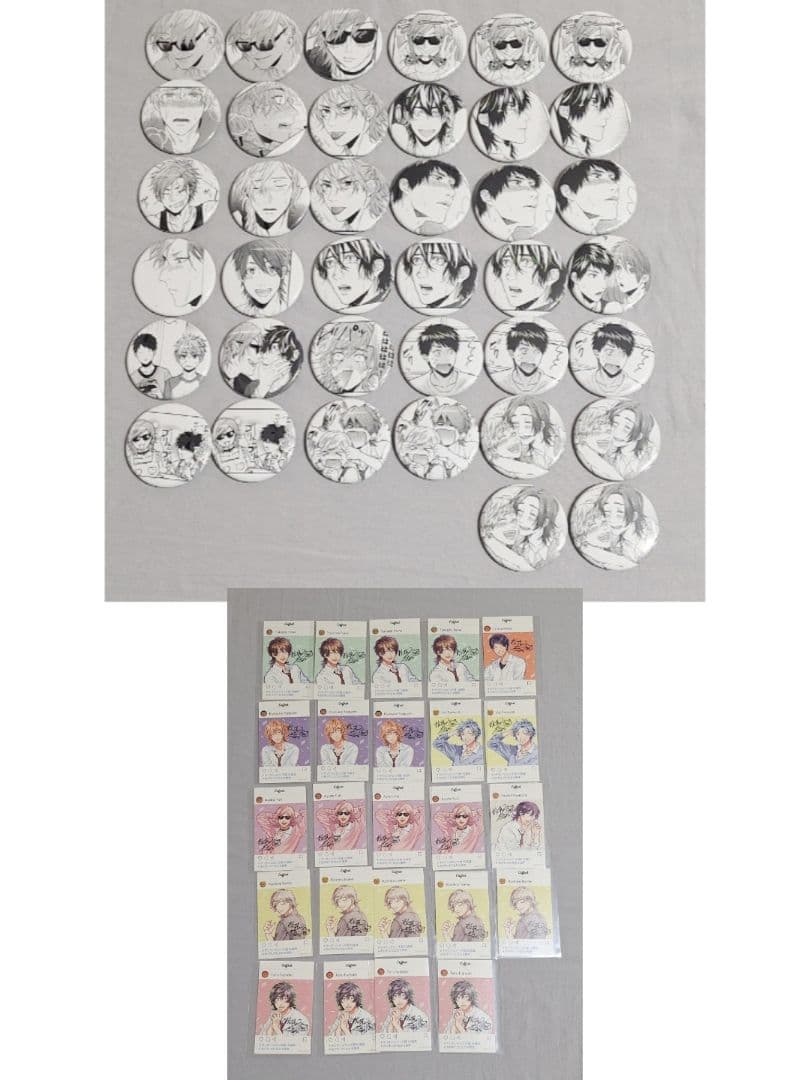 ヤリチン☆ビッチ部 缶バッジ＆カード まとめ売り おげれつたなか 個展 レア